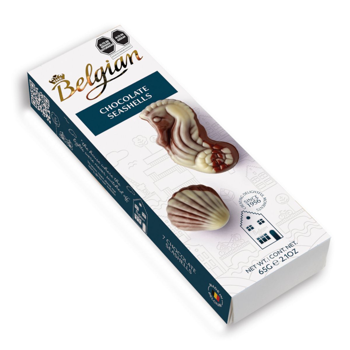 BELGIAN - Repuesto Bombones Belgian Sea Shells Empaque 65 g