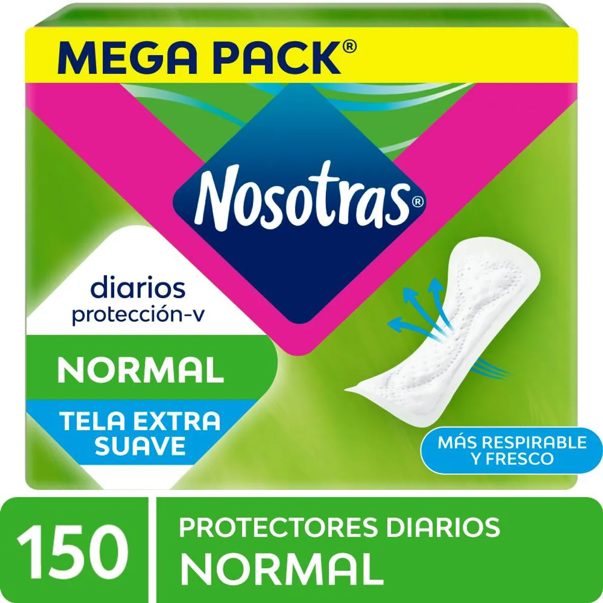NOSOTRAS - Protectores Diarios Nosotras Normal Empaque 150 Und