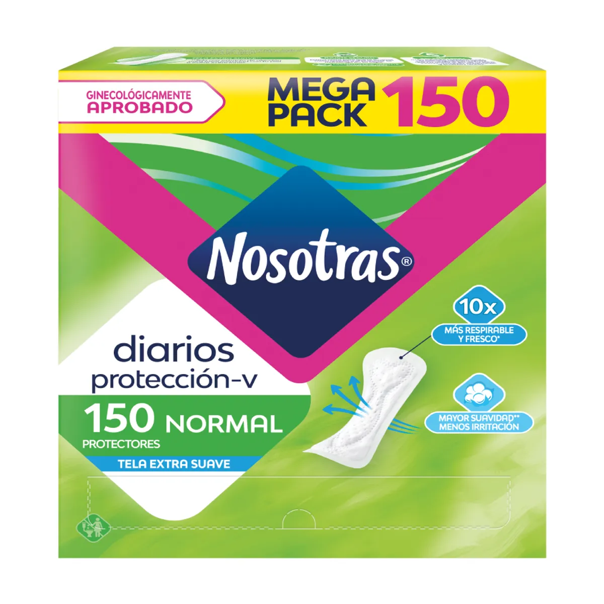 NOSOTRAS - Protectores Diarios Nosotras Normal Empaque 150 Und