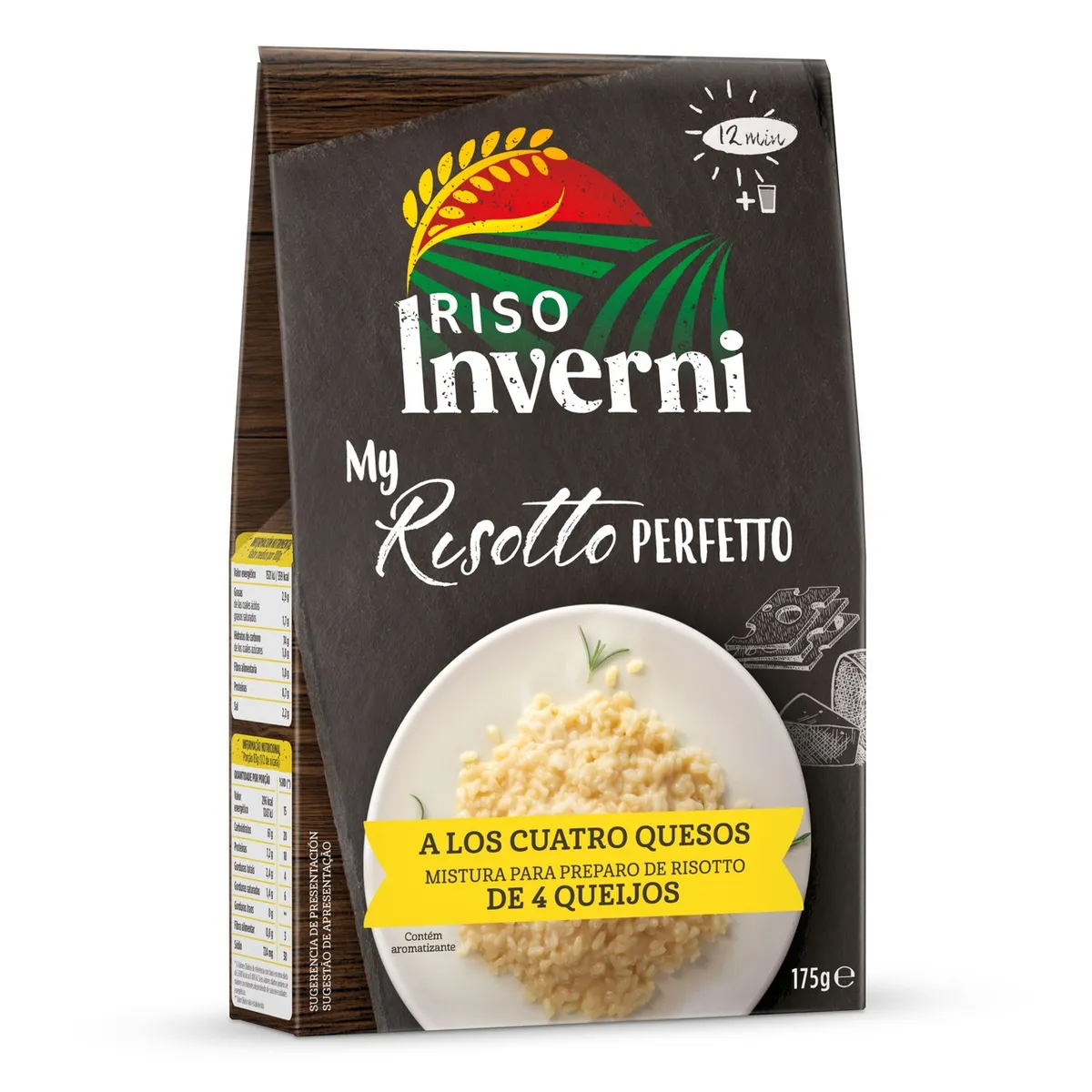 INVERNI - Risotto Inverni 4 Quesos Caja 175 g