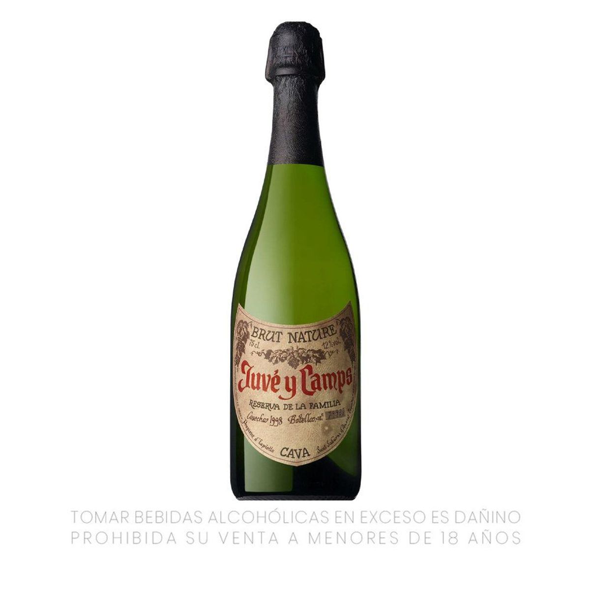 JUVE Y CAMPS - Espumante Juve y Camps Reserva Familia Brut Botella 750 mL