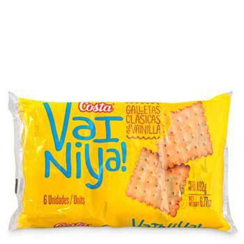  - Galleta Costa Vainiya! Sixpack 192 g