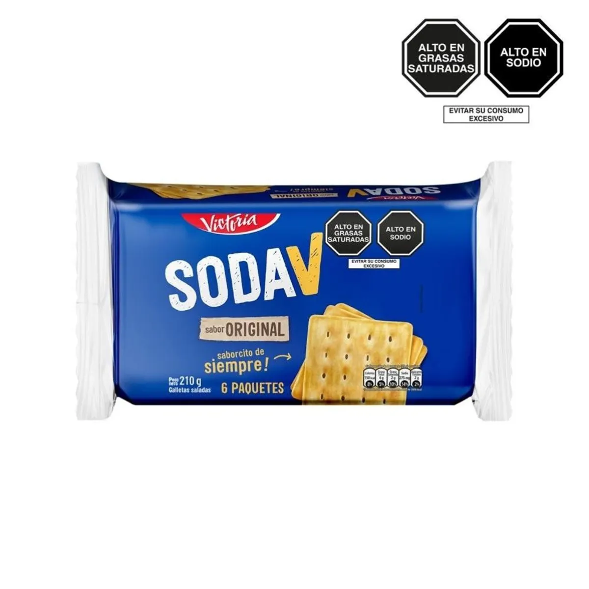 VICTORIA - Galleta Victoria Soda V Original Sixpack 210 g