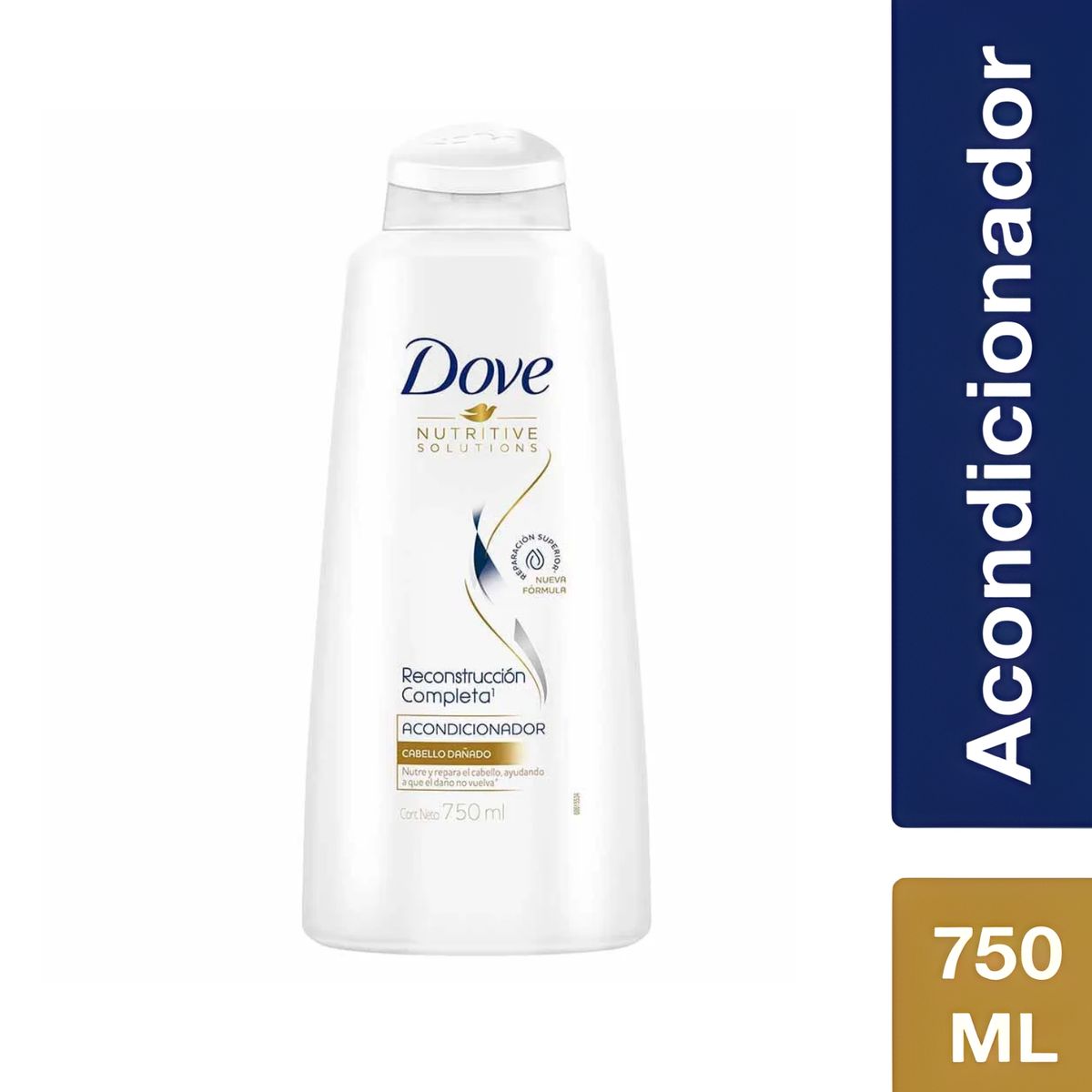 DOVE - Acondicionador Dove Reconstrucción Completa Botella 750 mL