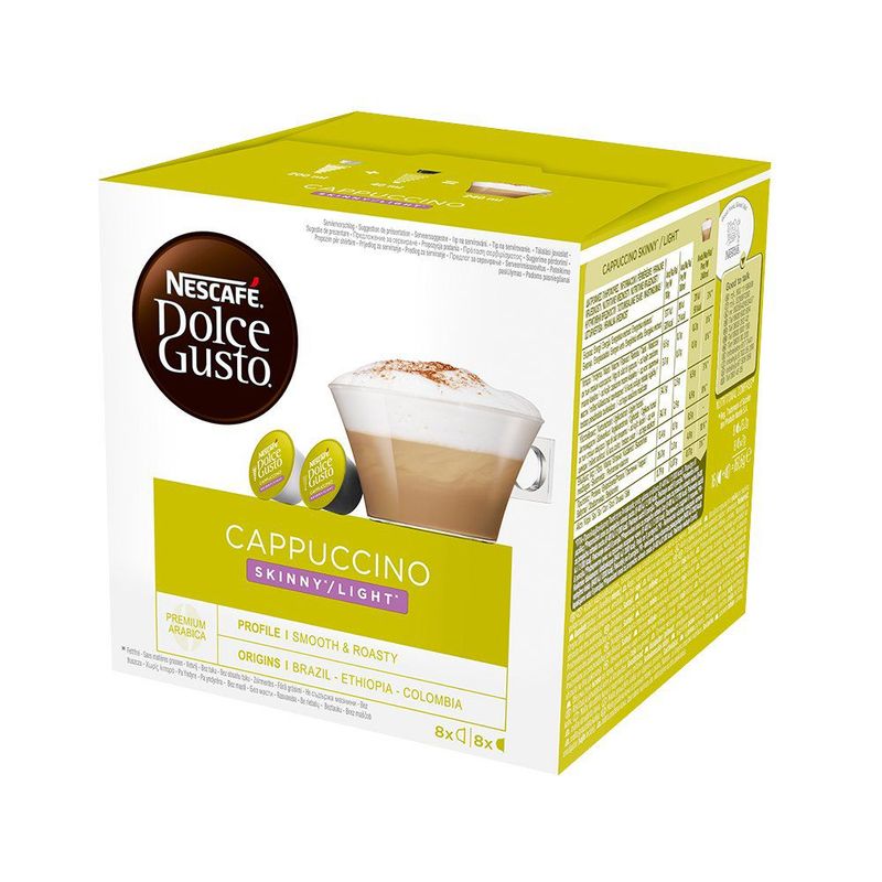 DOLCE GUSTO - Cappuccino Nescafé Dolce Gusto Light 8 Cápsulas