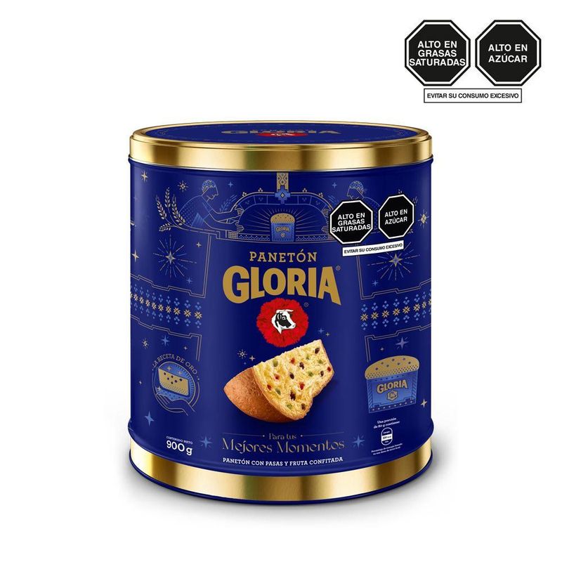 GLORIA - Panetón Gloria en Lata 900 g