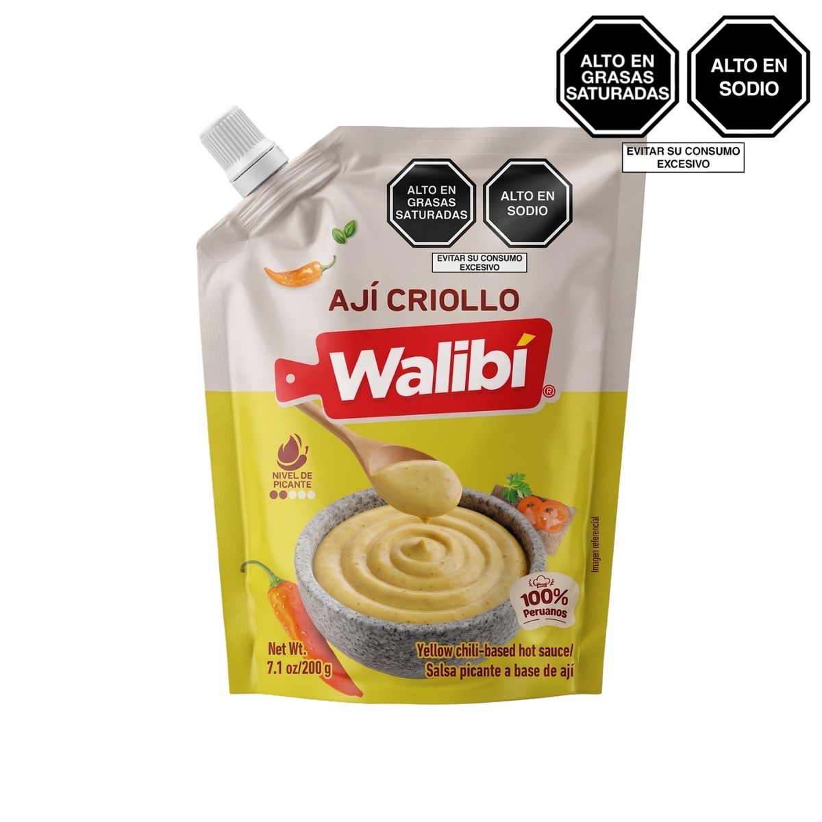 WALIBI - Crema de Ají Criollo Walibí Doypack 200 g