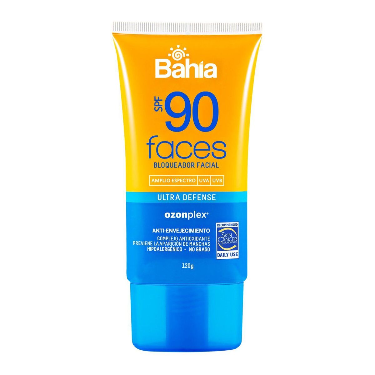 BAHIA - Protector Solar Facial Bahia Faces SPF90 Envase 120 g