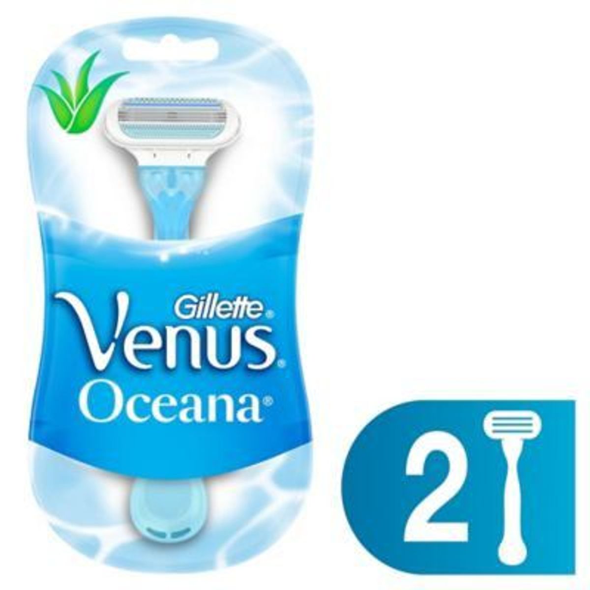 GILLETTE - Máquina de Afeitar Gillete Venus Oceana Empaque 2 Und