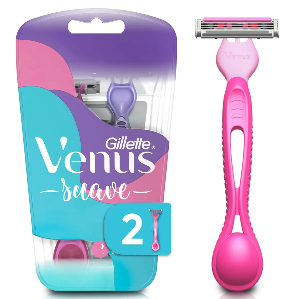 GILLETTE - Máquina de Afeitar Gillette Venus Simply Empaque 2 Und