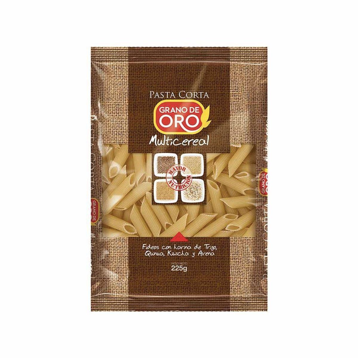 GRANO DE ORO - Fideo Canuto Grano de Oro Multicereal Bolsa 225 g