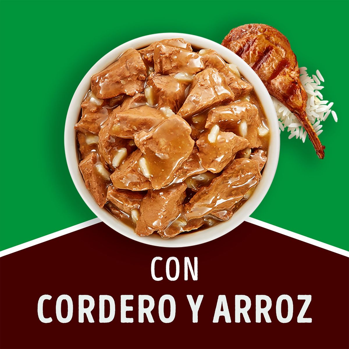 DOG CHOW - Alimento Húmedo Perros Dog Chow Cordero y Arroz Lata 374 g