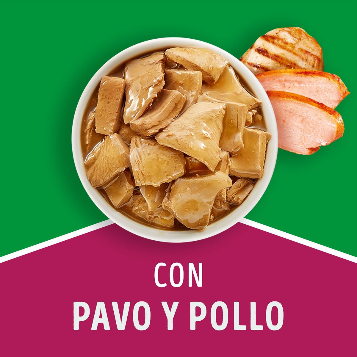 DOG CHOW - Alimento Húmedo Perros Dog Chow Pollo y Vegetales Lata 374 g