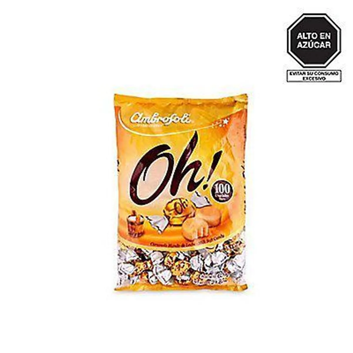 AMBROSOLI - Caramelos Oh! Ambrosoli Bolsa 100 Und