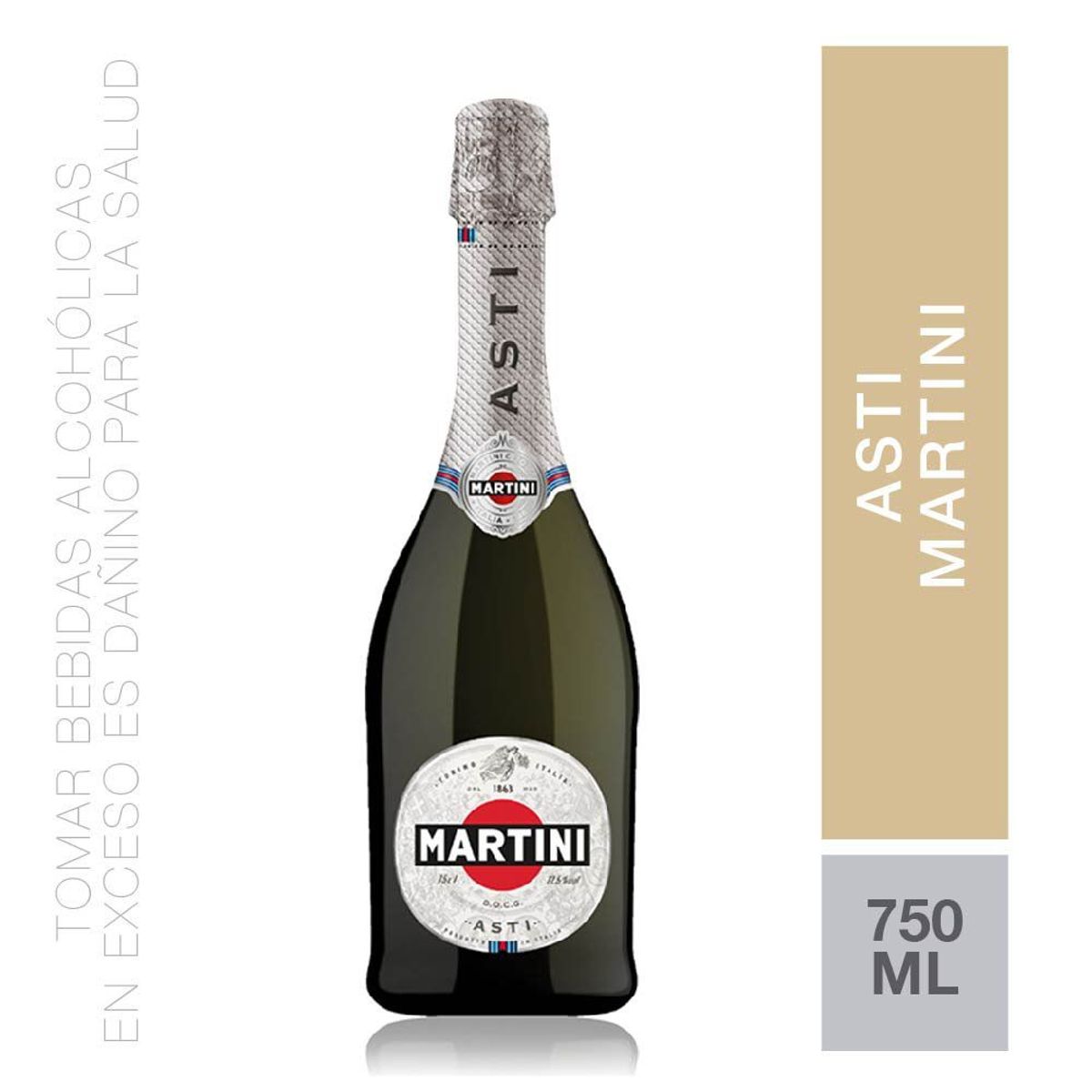 MARTINI - Espumante Martini Asti Italia Botella 750 mL