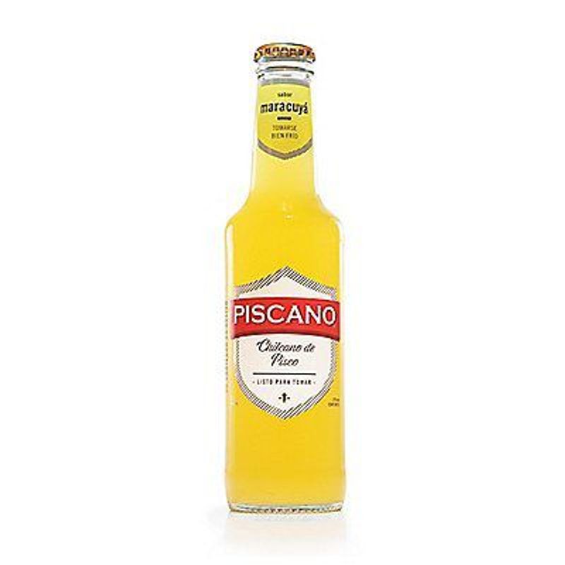 PISCANO - Chilcano de Pisco Piscano Sabor Maracuyá Botella 275 mL