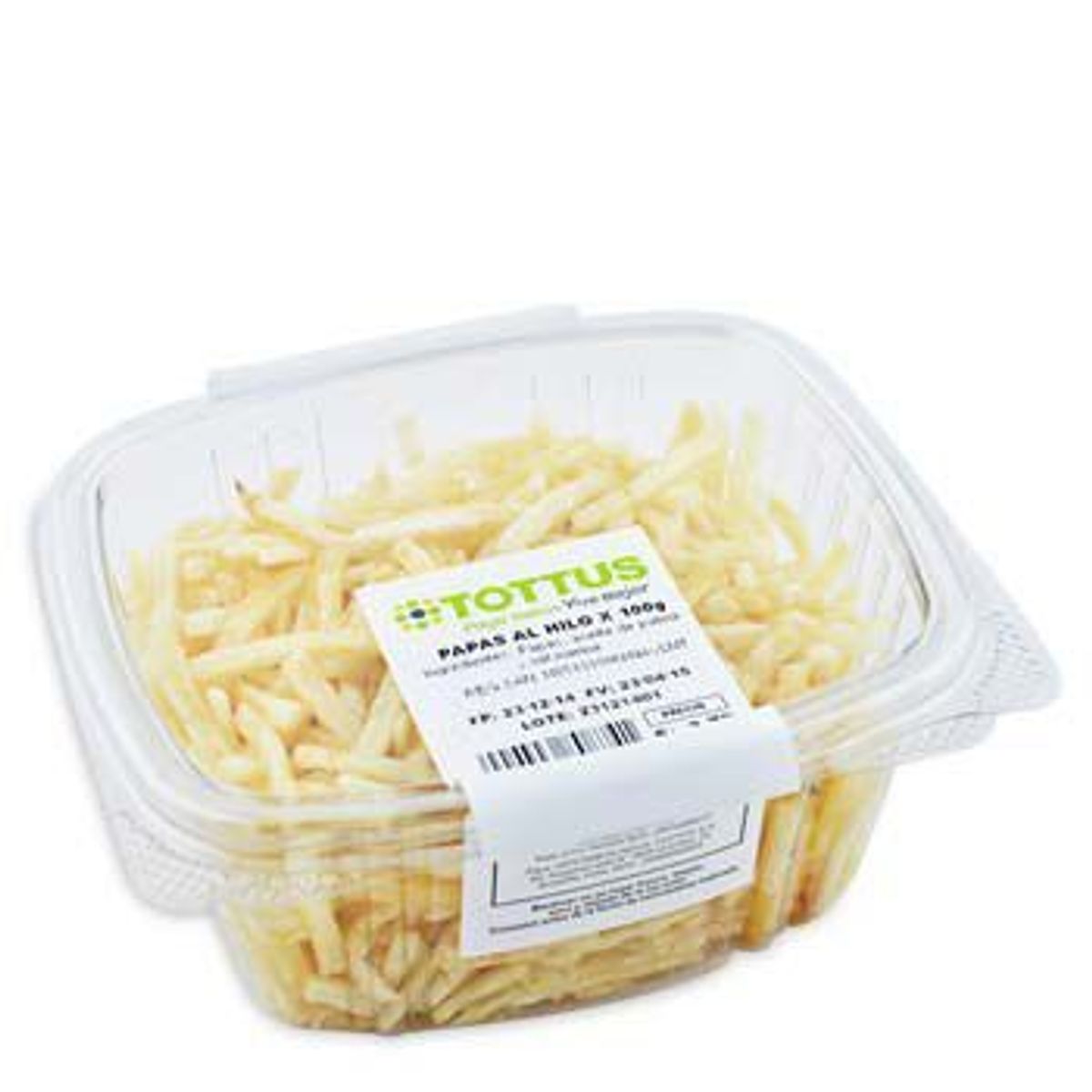 TOTTUS - Papas al Hilo Tottus Empaque 100 g