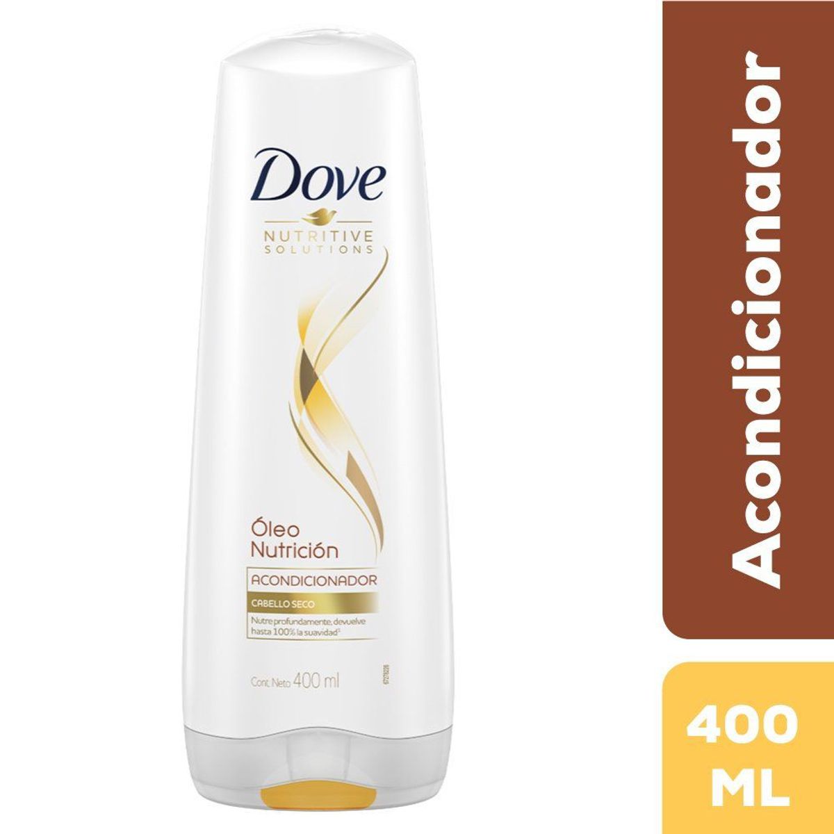 DOVE - Acondicionador Dove Óleo Nutrición Aceite de Argán Envase 400 mL