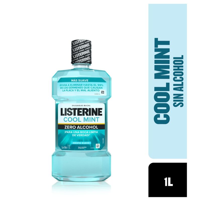 LISTERINE - Enjuage Bucal Listerine Cool Mint Zero Envase 1 L