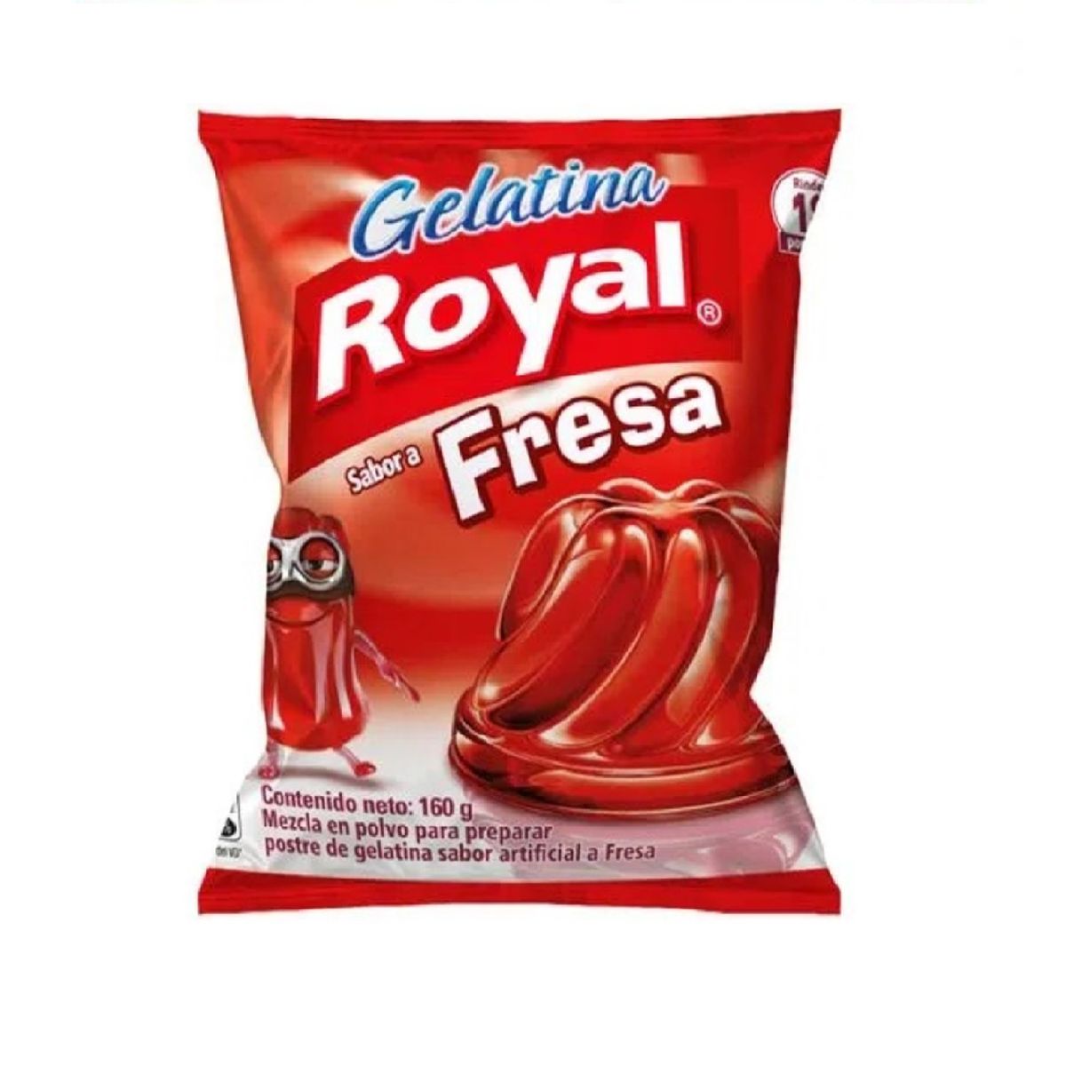 ROYAL - Gelatina Royal Sabor Fresa Bolsa 160 g
