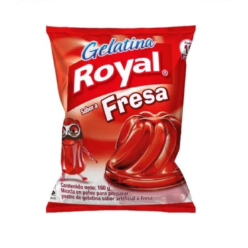 ROYAL - Gelatina Sabor Fresa Royal 160 g