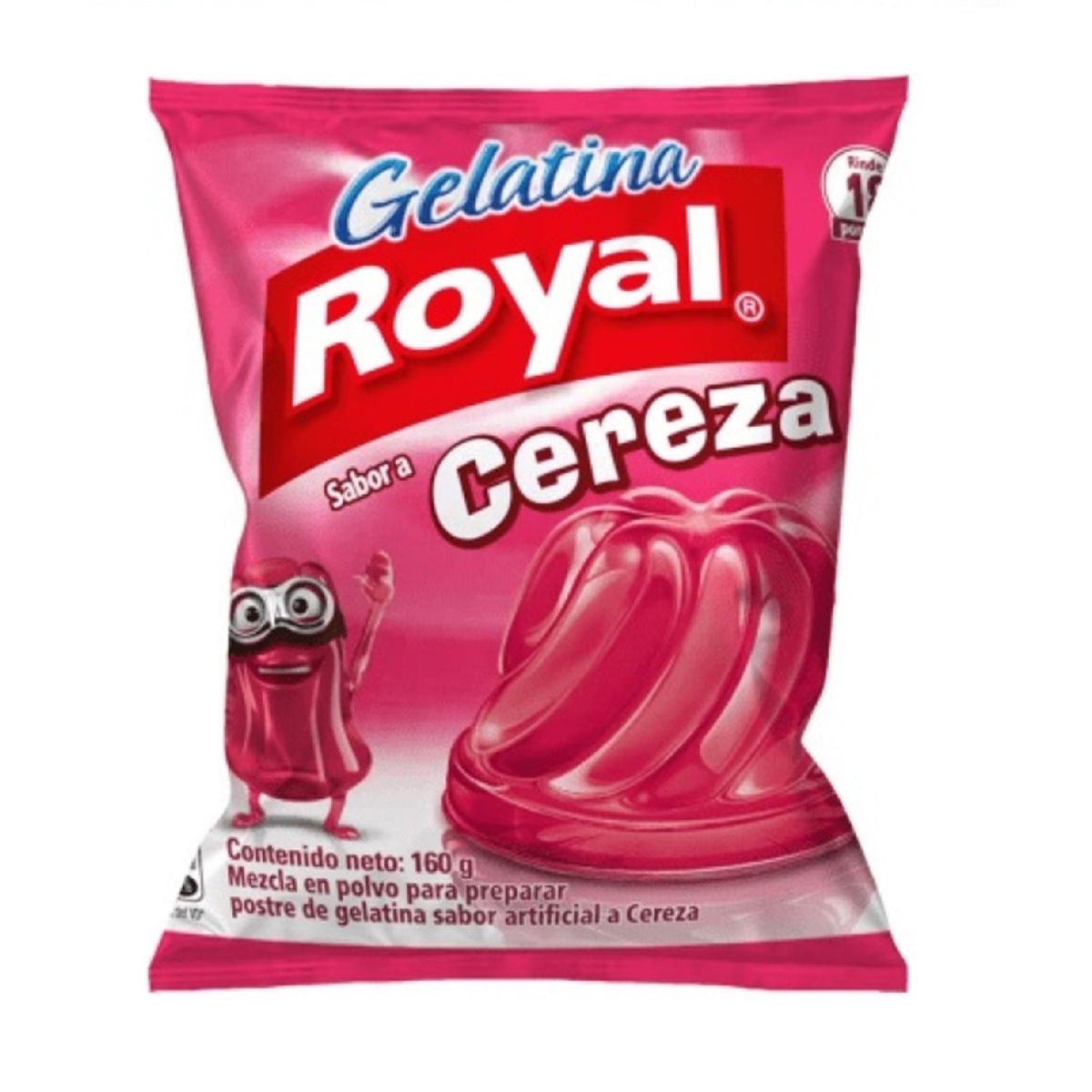 ROYAL - Gelatina Royal Sabor Cereza Bolsa 160 g