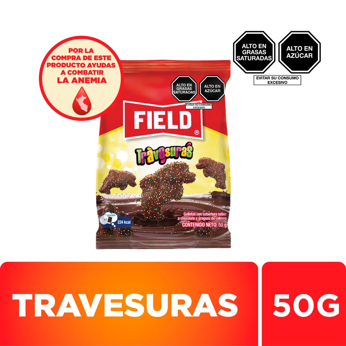 FIELD - Galleta Field Travesuras Bolsa 50 g
