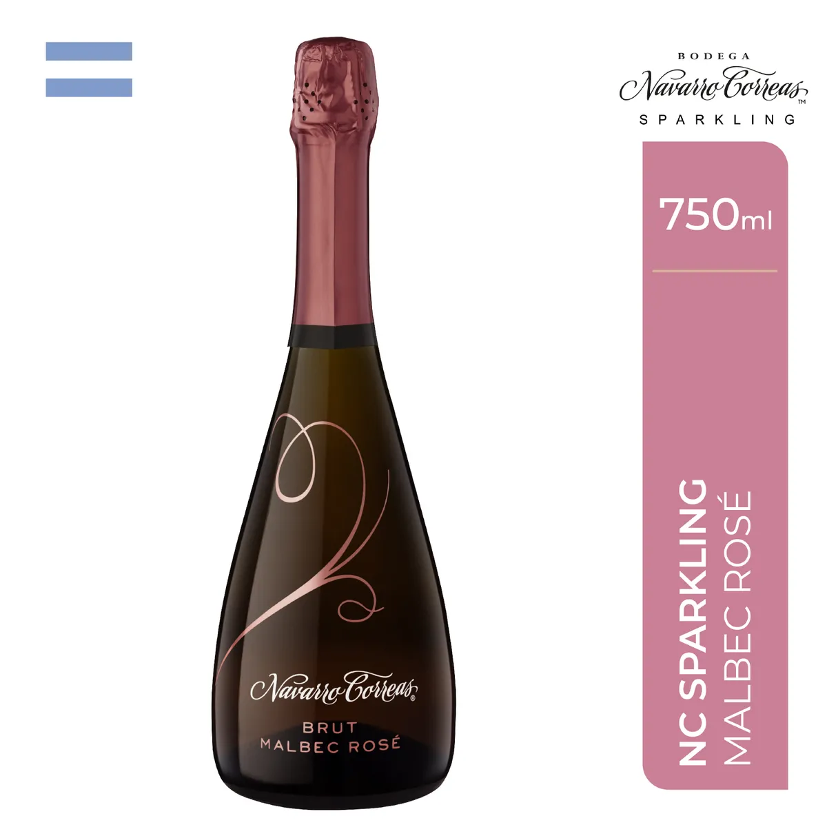 NAVARRO CORREAS - Espumante Rosé Navarro Correas Botella 750 mL