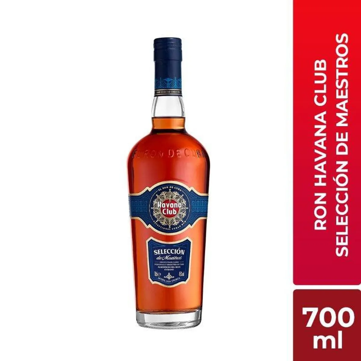 HAVANA CLUB - Ron Havana Club Selección Maestros Botella 700 mL