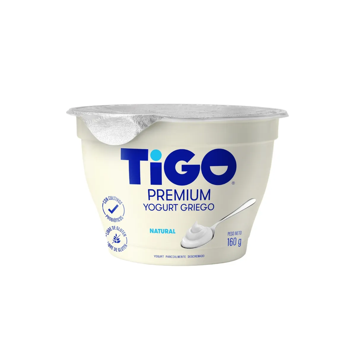 TIGO - Yogurt Tigo Premium Natural Pote 160 g