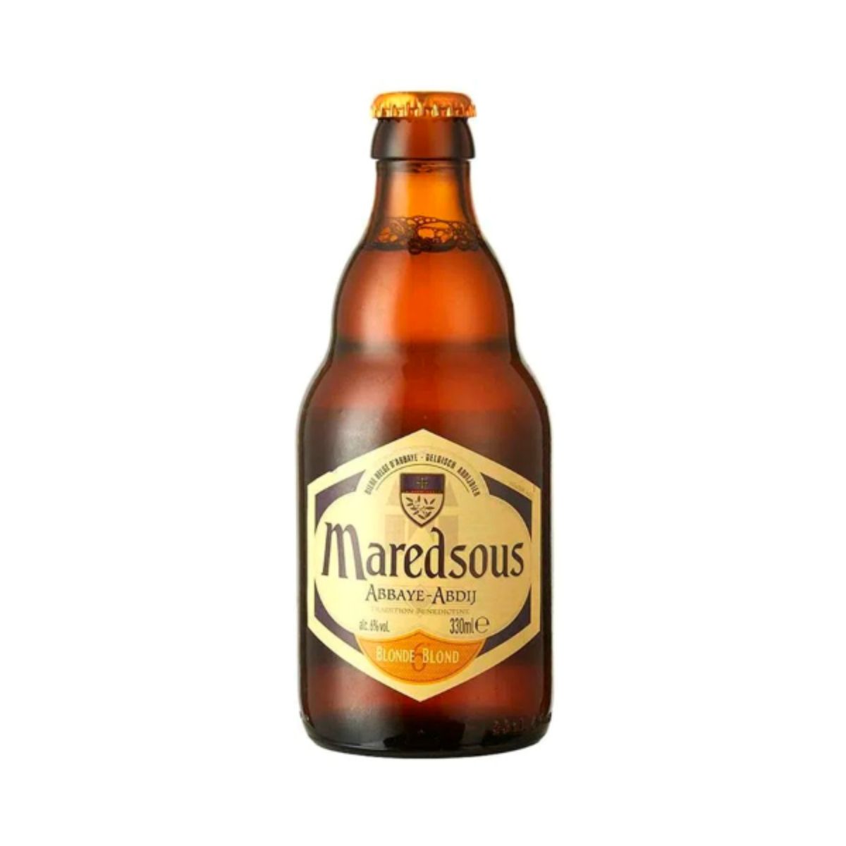 MAREDSOUS - Cerveza Maredsous Rubia Botella 330 mL