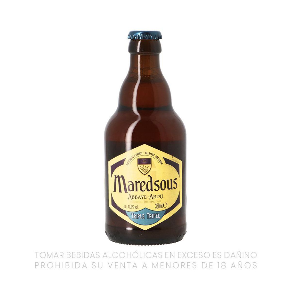 MAREDSOUS - Cerveza Maredsous Tripel Botella 330 mL