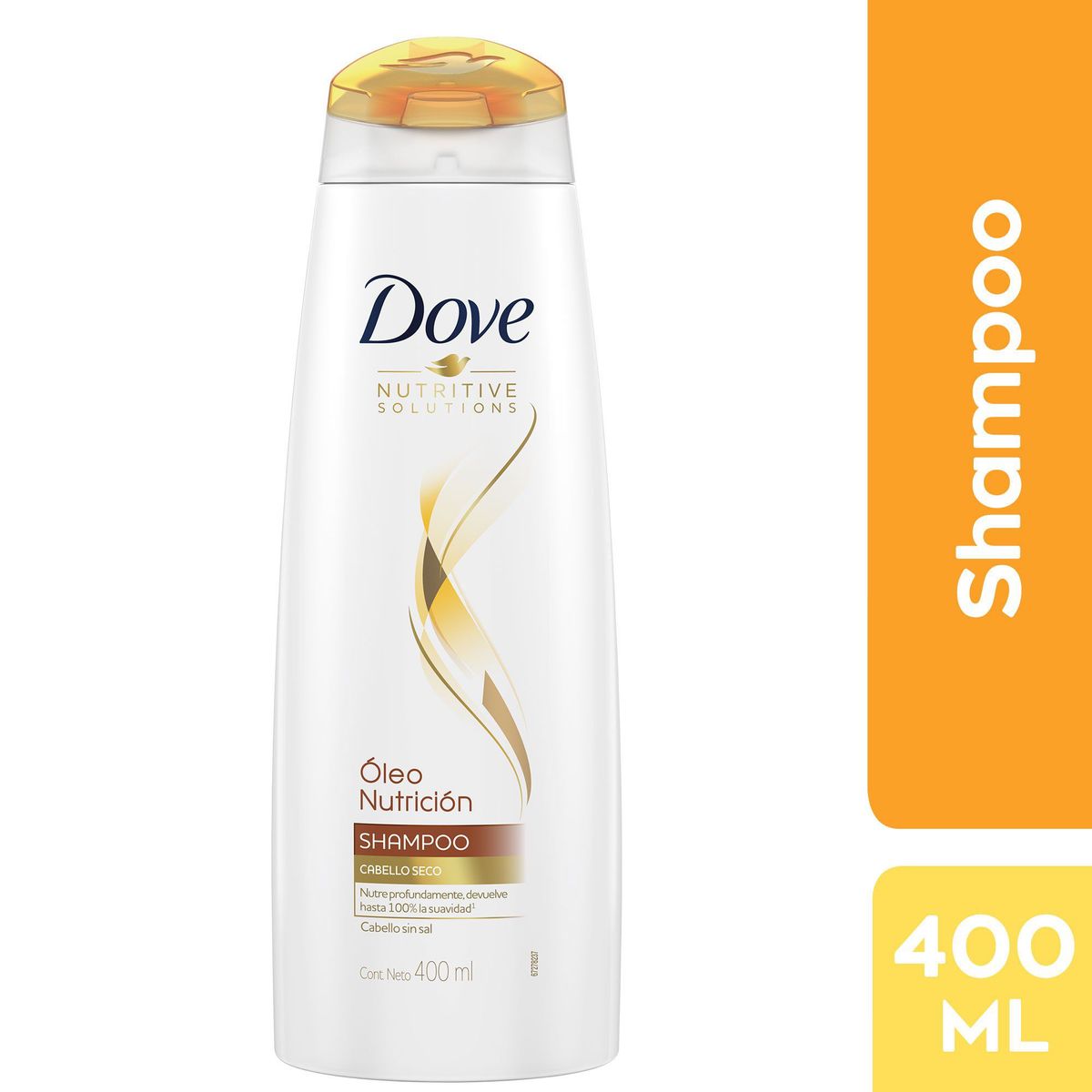 DOVE - Shampoo Dove Óleo Nutrición Aceite de Argán Envase 400 mL