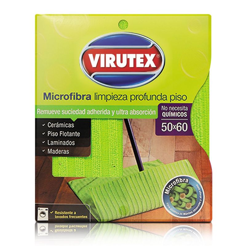 VIRUTEX - Trapo Microfibra Virutex Para Piso