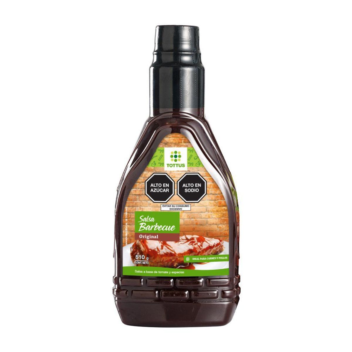 TOTTUS - Salsa BBQ Tottus Original Envase 510 g
