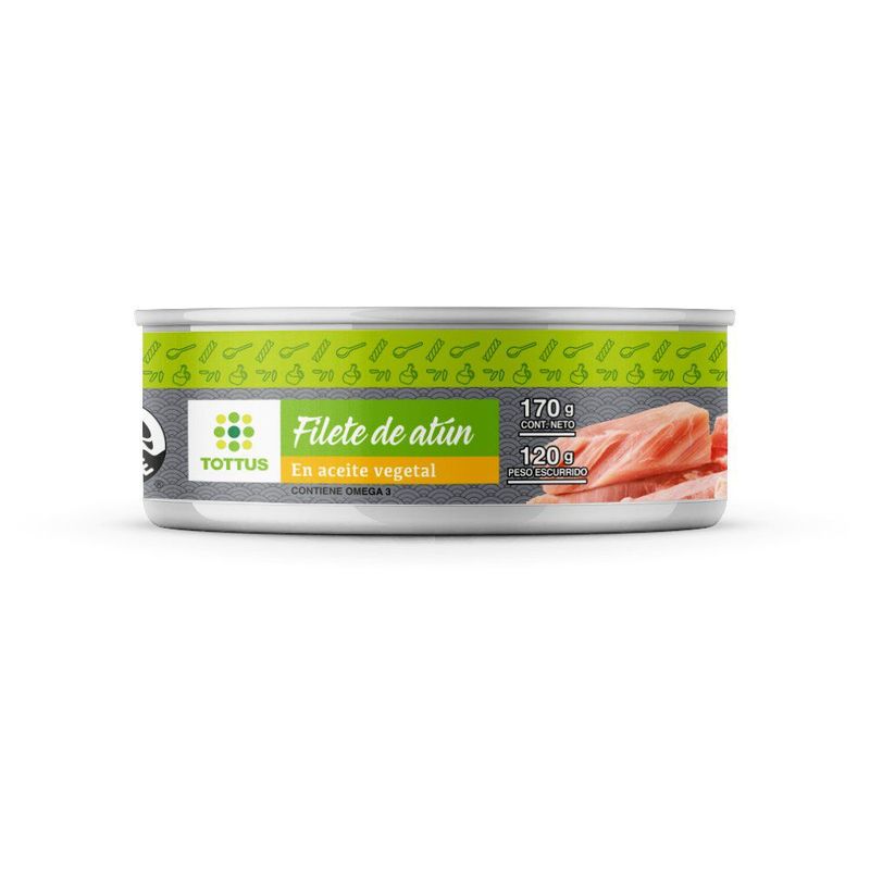 TOTTUS - Filete de Atún Tottus en Aceite 170 g