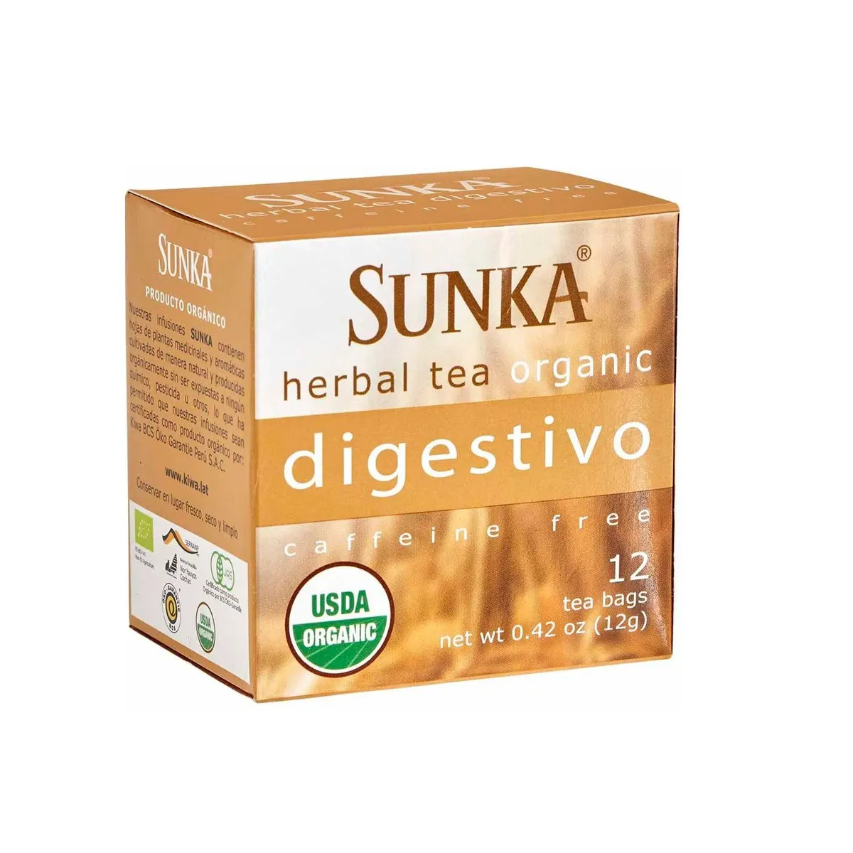 SUNKA - Infusión Digestivo Sunka 12 Filtrantes