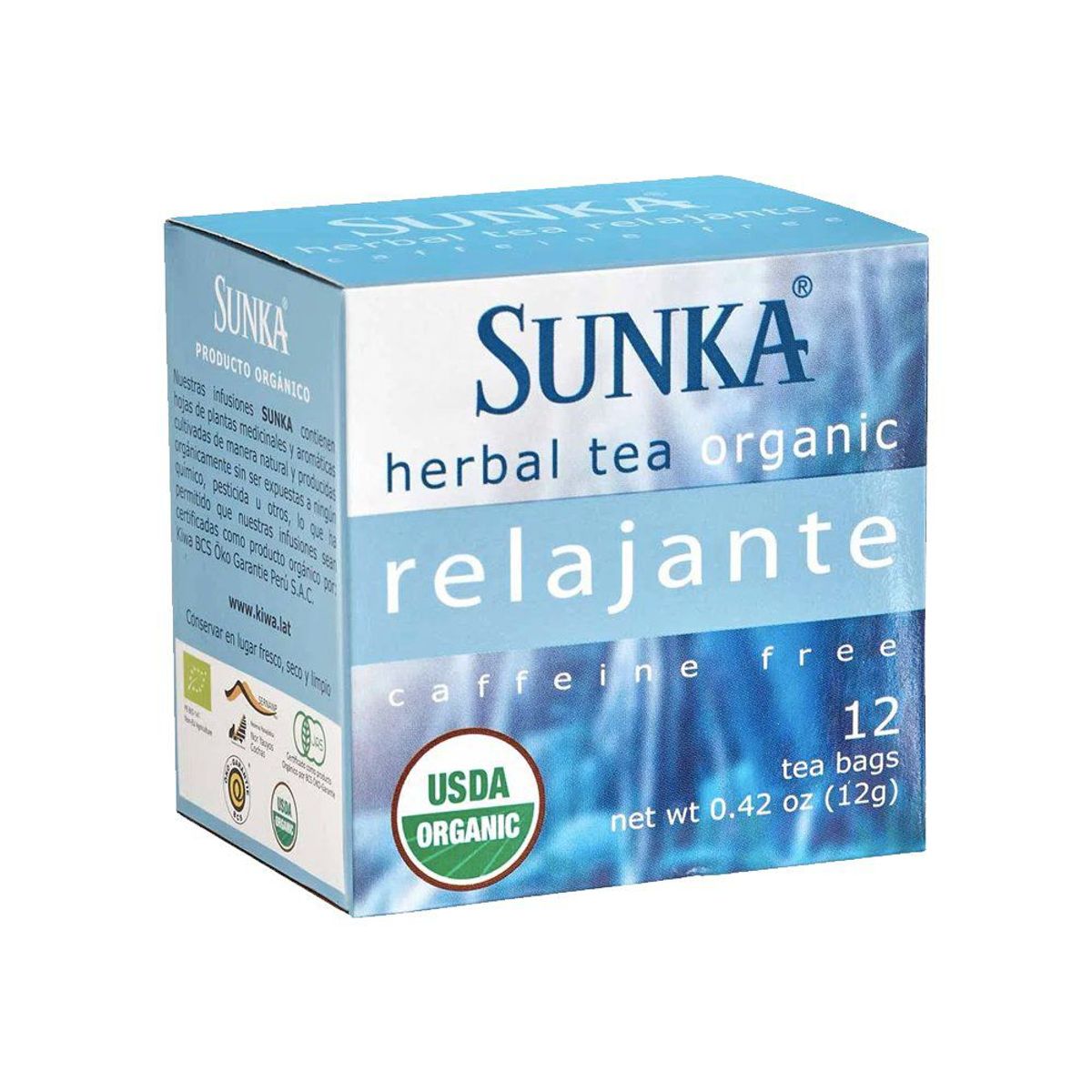 SUNKA - Té de Hierbas Orgánico Relajante Sunka 12 Filtrantes