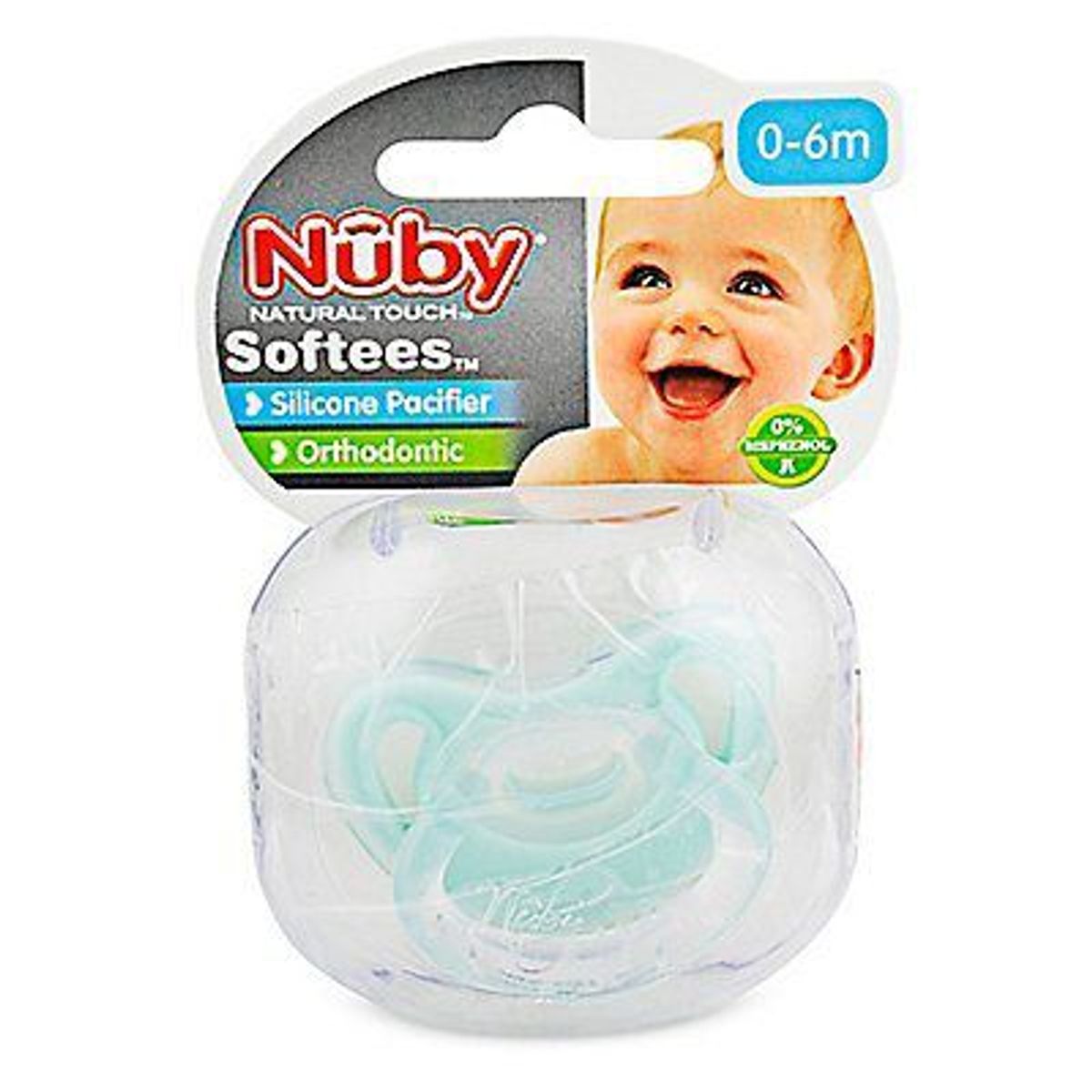 NUBY - Chupón Nuby Ortodoncia 0-6 Meses