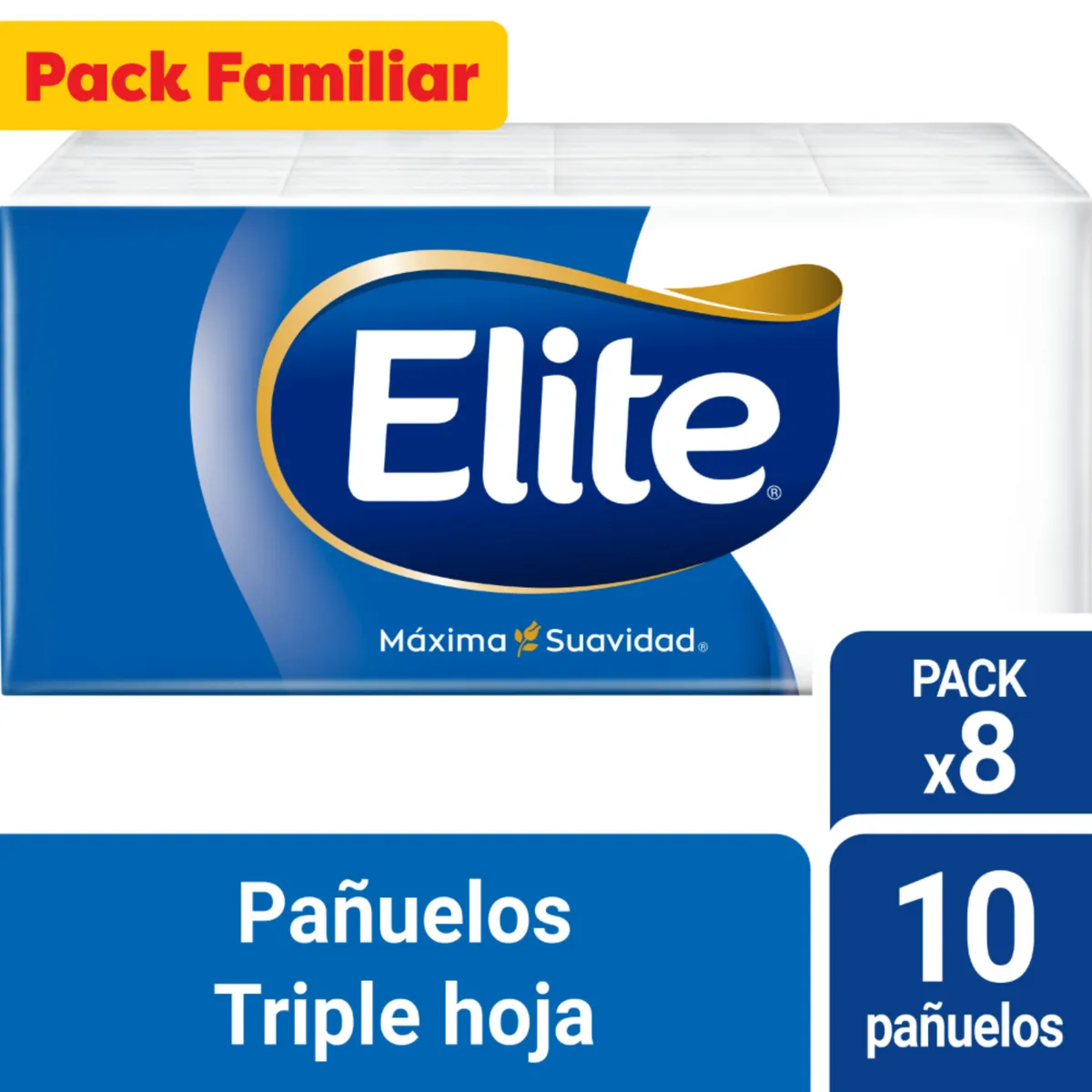 ELITE - Pañuelos Elite Triple Hoja Aloe Vera Empaque 80 Und