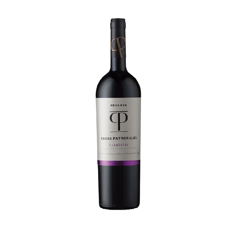 CASAS PATRONALES - Vino Casas Patronales Carmenere Reserva Botella 750 mL