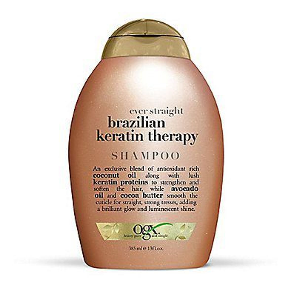 ORGANIX - Shampoo Organix Brazilian Keratin Smooth Envase 385 mL