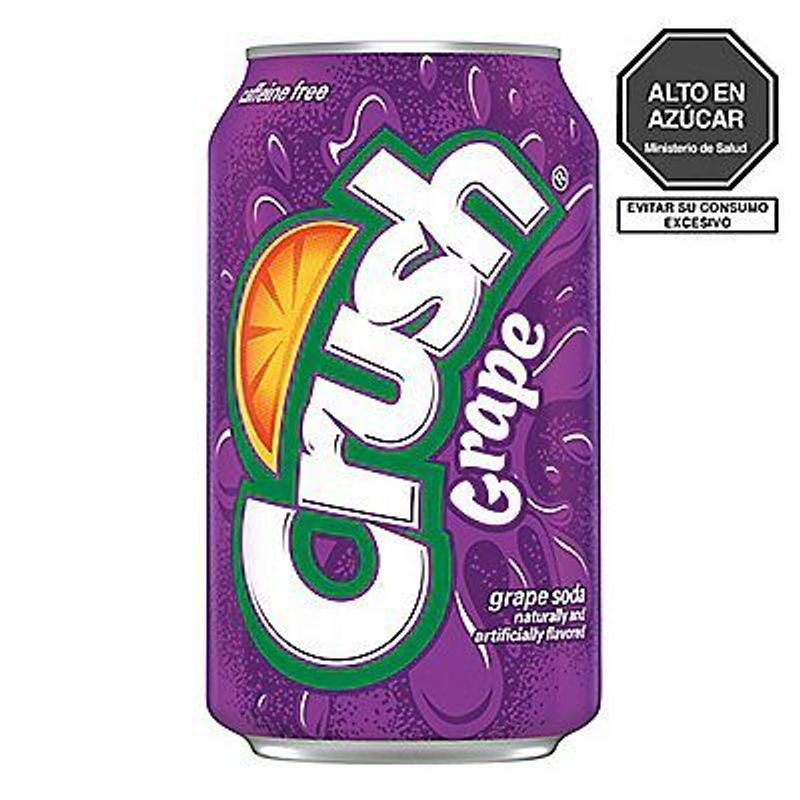 CRUSH - Gaseosa Crush Sabor Uva Lata 355 mL