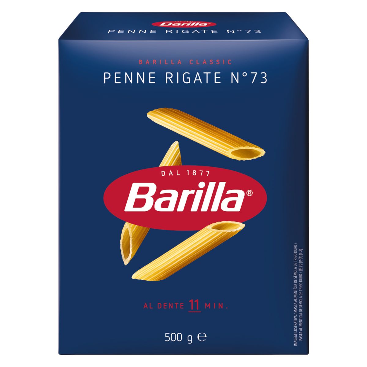 BARILLA - Pasta Penne Rigate Barilla Caja 500 g