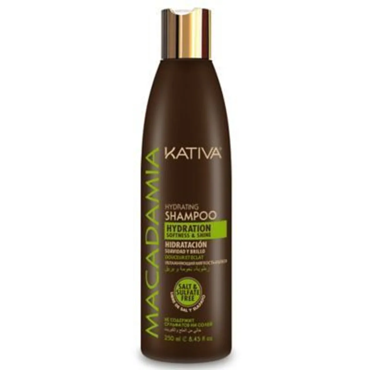 KATIVA - Shampoo Kativa Macadamia Hydrating Botella 250 mL