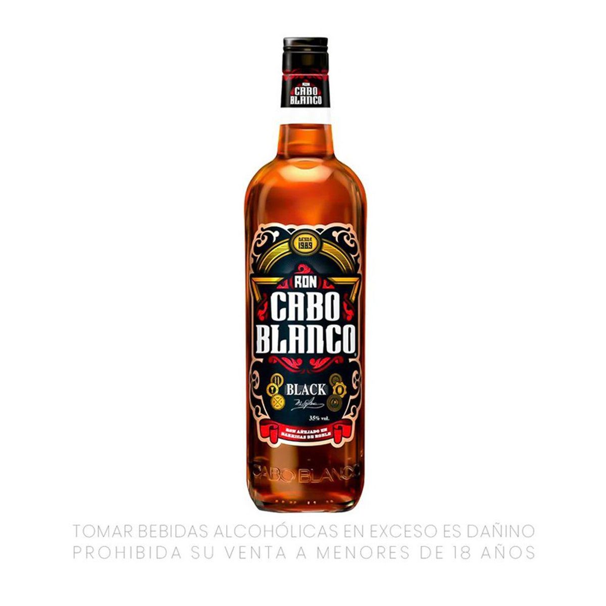 CABO BLANCO - Ron Cabo Blanco Black Botella 750 mL