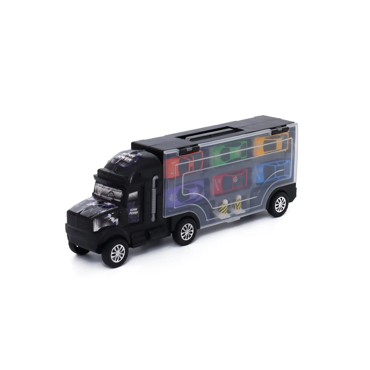 Camión Mini Carros De Juguete Camión Transportador Con Autos