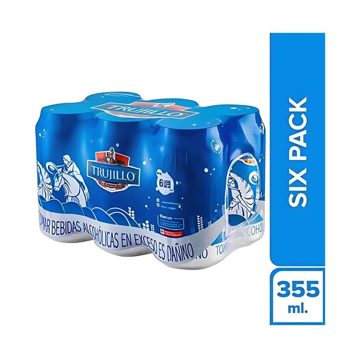 PILSEN TRUJILLO - Cerveza Pilsen Trujillo Sixpack Lata 355 mL