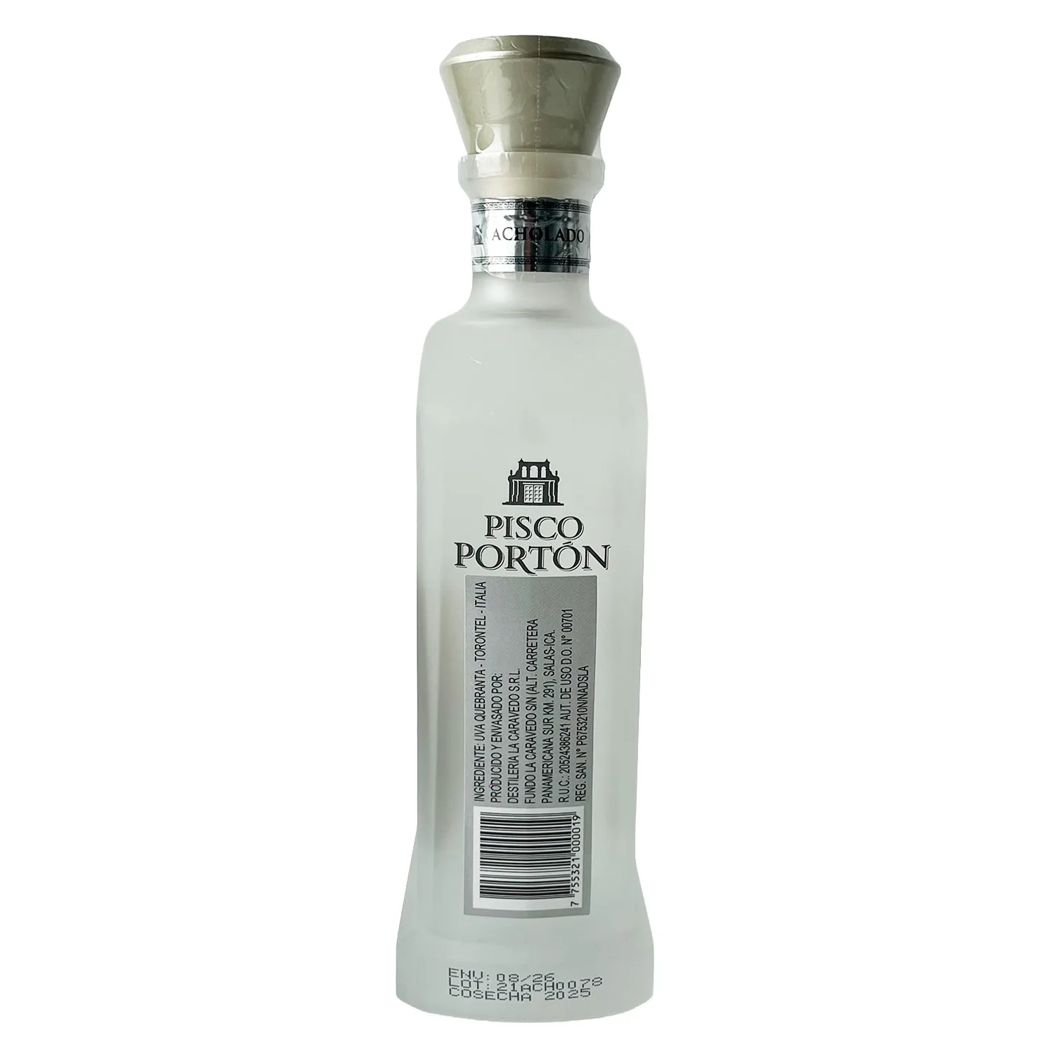 Pisco Acholado Portón 40° Botella 750 mL | Tottus Perú