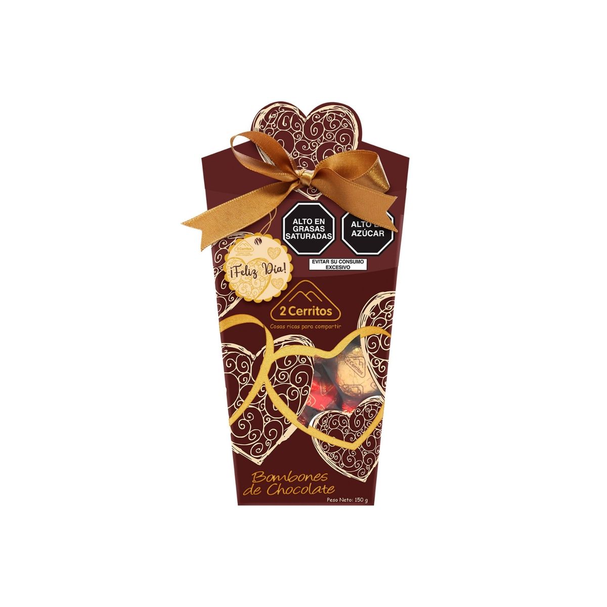 2 CERRITOS - Bombones de Chocolate 2 Cerritos Caja 150 g